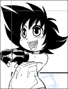 新作漫画ペン入れ中