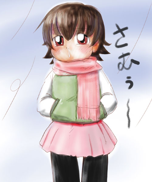 ちーこは寒がり