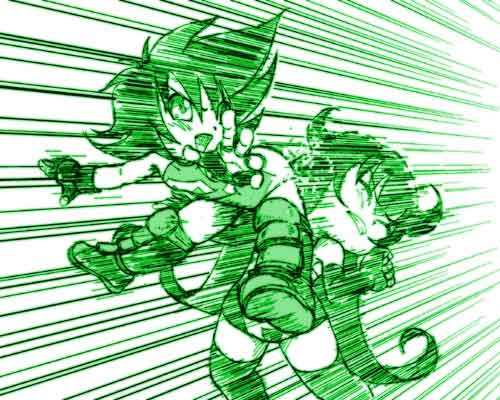ヒップアタック、どーん!